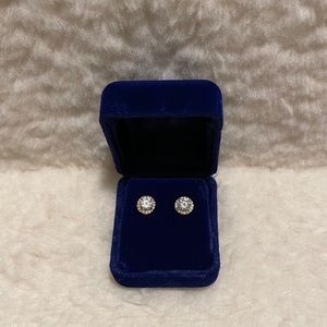 Lord & Taylor Gold Round Stud Earrings